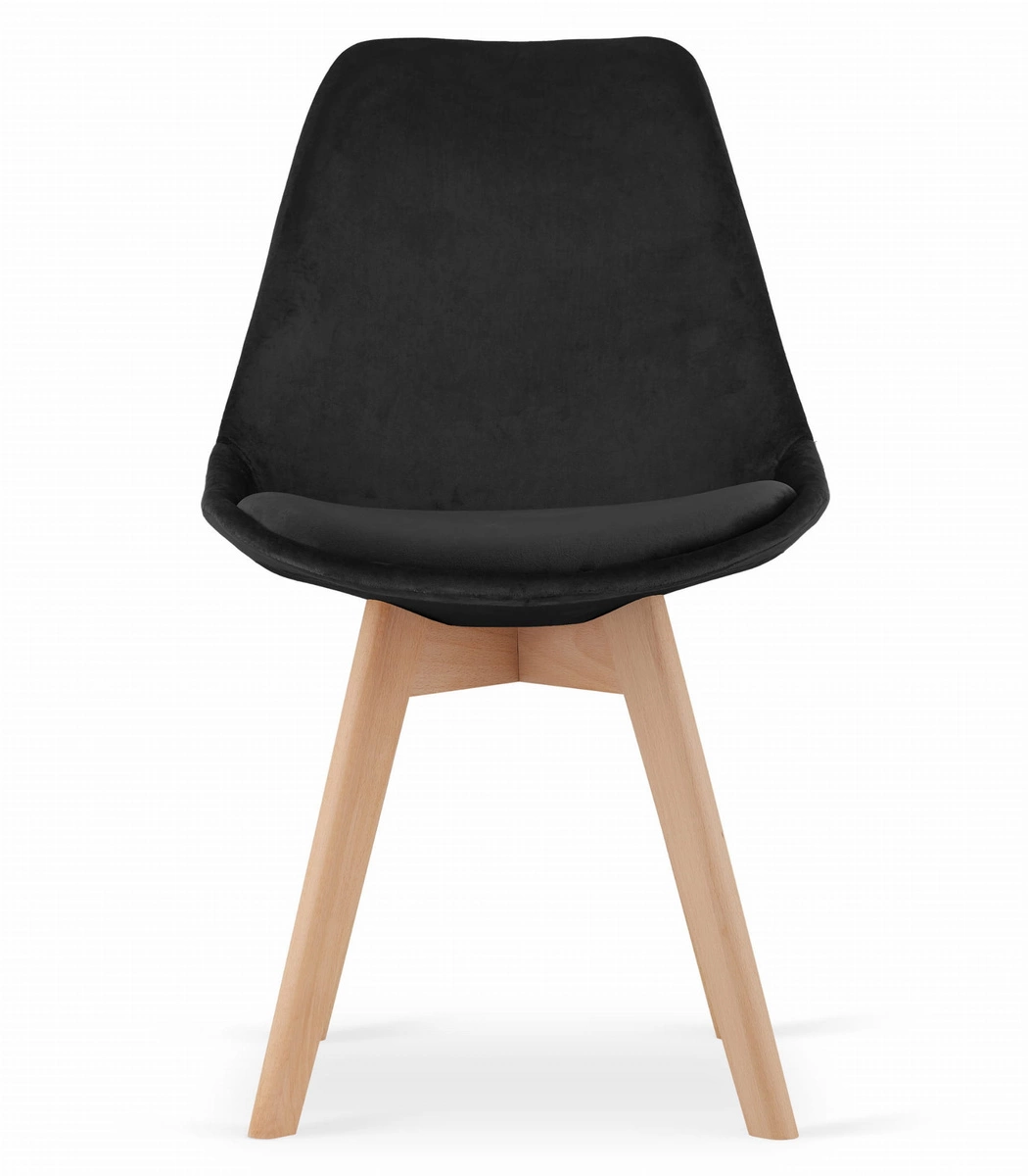 Zestaw stół prostokątny TESSA 120x60 rustykalny + 4 krzesła OSAKA czarne