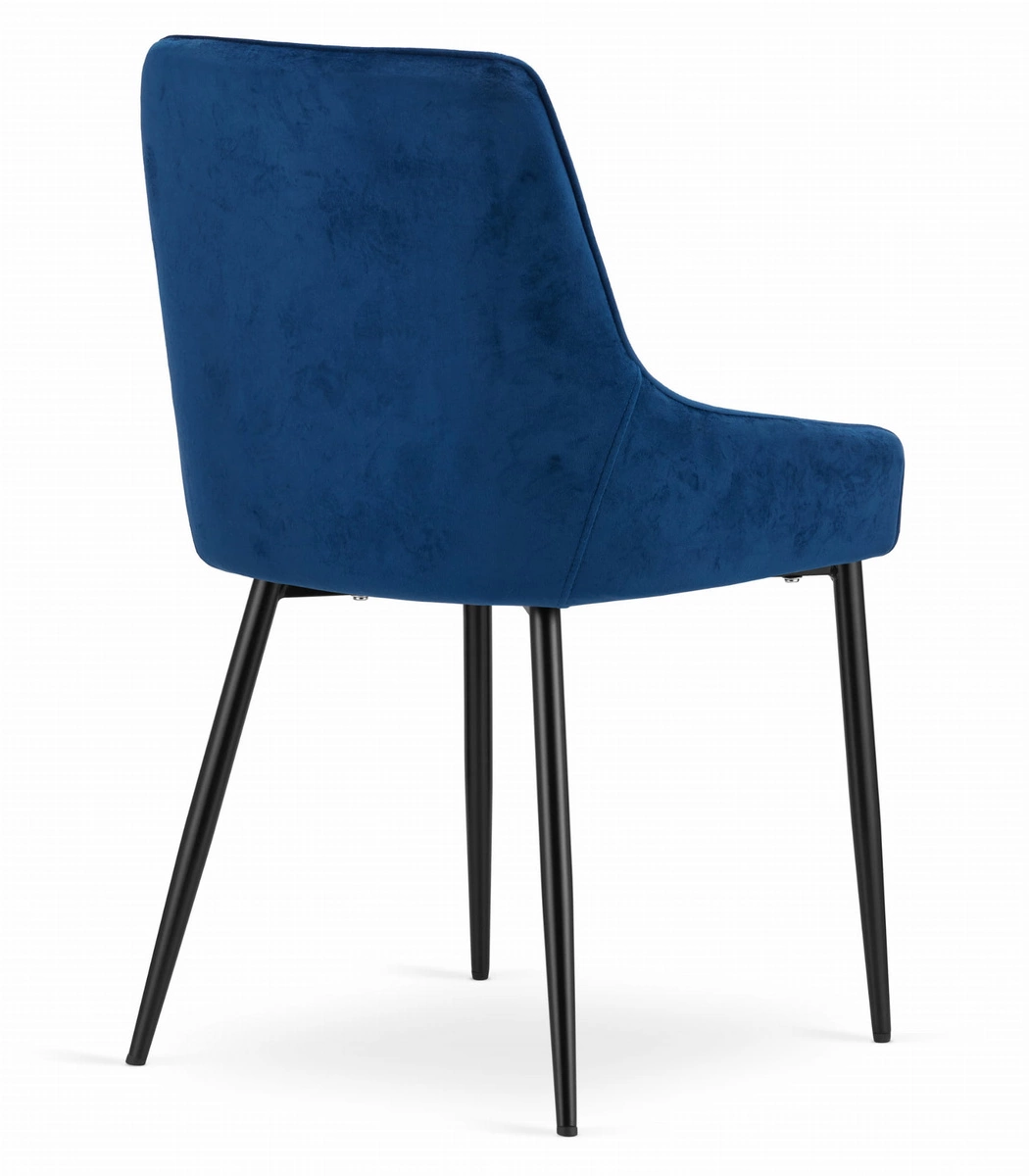 Zestaw stół okrągły TODI 80 jesion + 4 krzesła LAGO szare