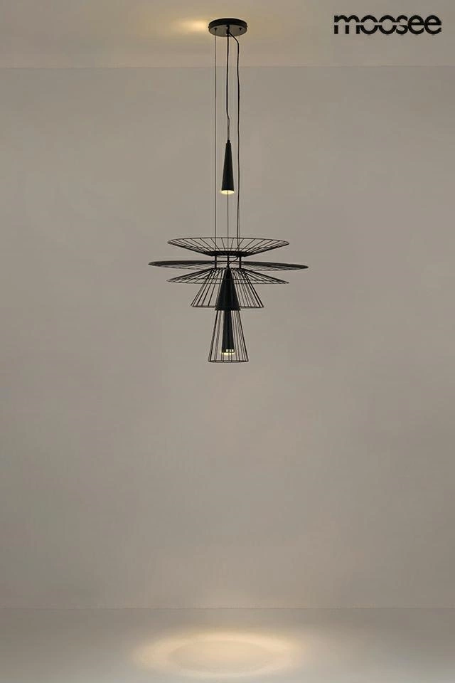 MOOSEE lampa wisząca SESTO czarna